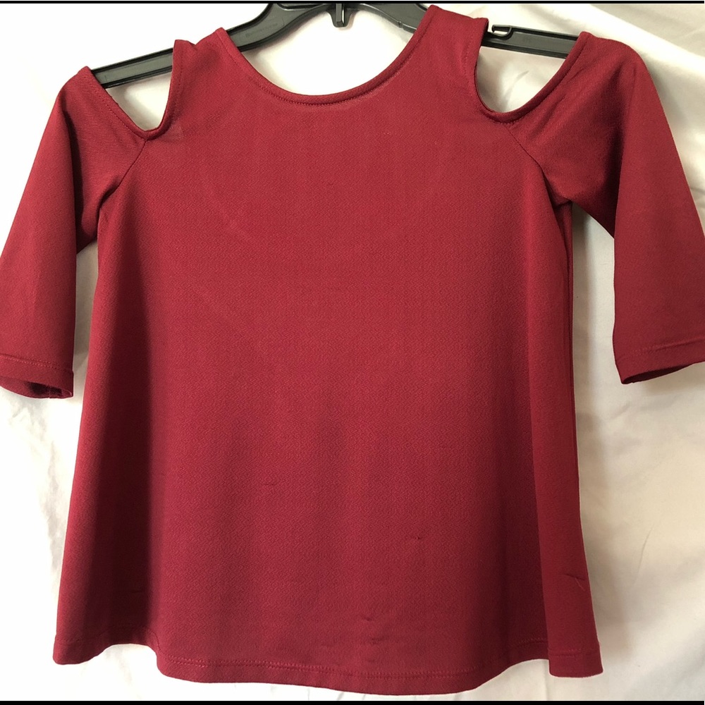 Burgundy Shirt